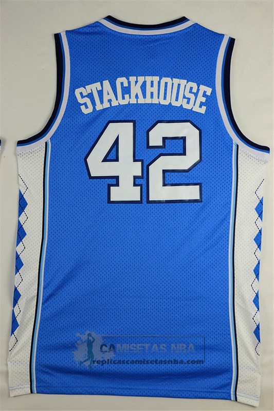Camiseta NCAA Universidad de Carolina del Norte Stackhouse Azul